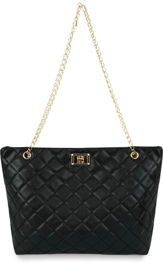 Storite Women Black Handbag