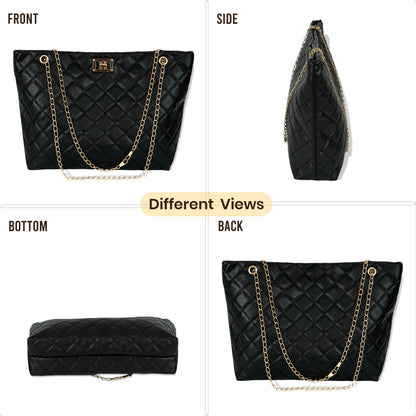 Storite Women Black Handbag