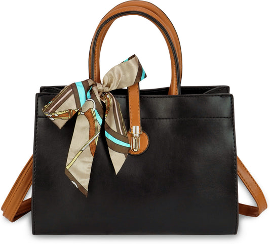 Storite Women Black Handbag