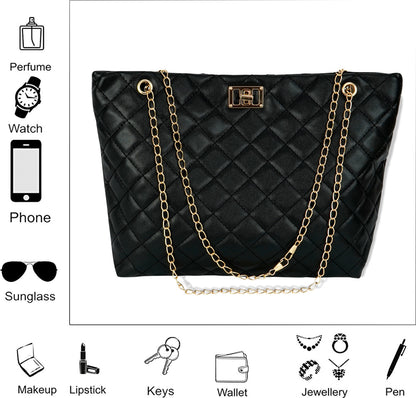 Storite Women Black Handbag