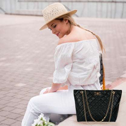 Storite Women Black Handbag