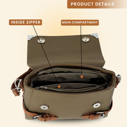 Storite Women Brown Hand-held Bag