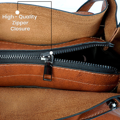 Storite Women Brown Handbag