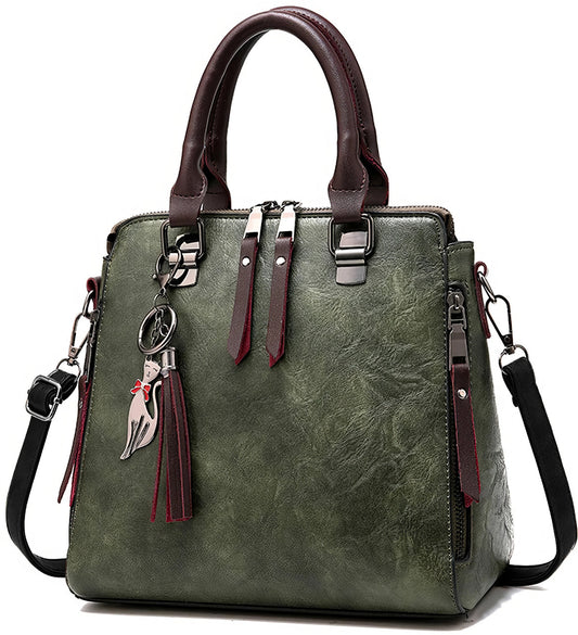 Storite Women Green Handbag