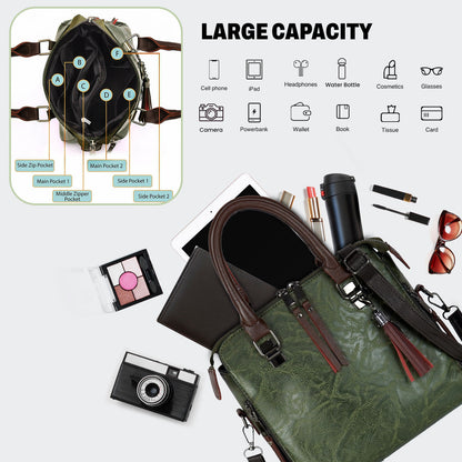 Storite Women Green Handbag