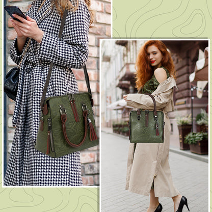 Storite Women Green Handbag