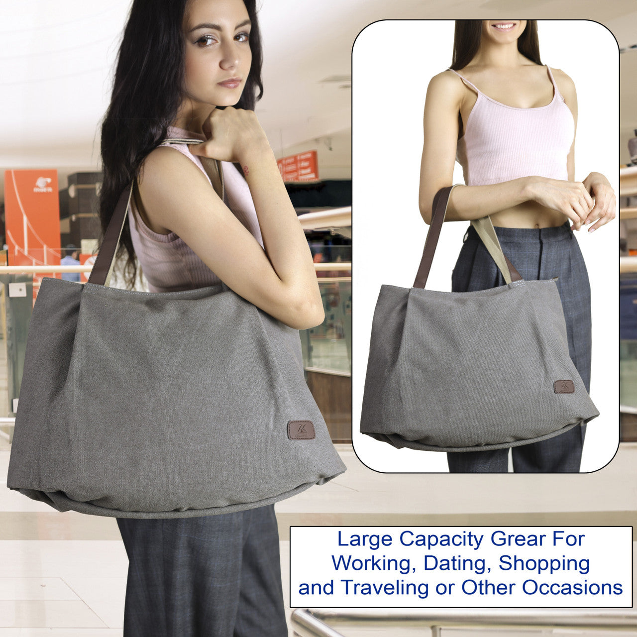 Storite Women Grey Messenger Bag