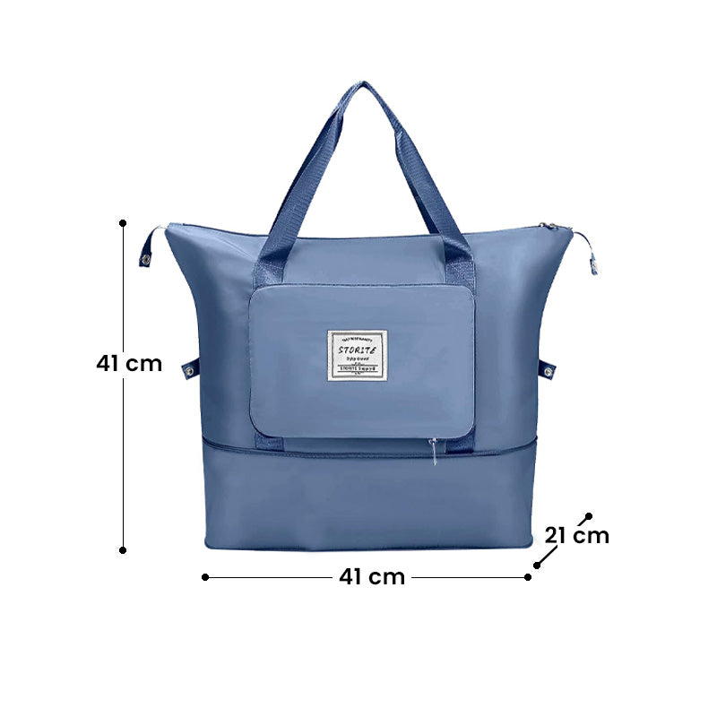 Storite Nylon 40 Cms Travel Duffle Bag - Blue