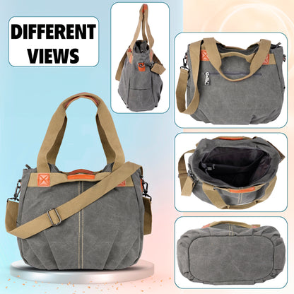 Storite Stylish Grey Messenger Bag for Women