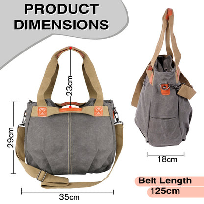 Storite Stylish Grey Messenger Bag for Women